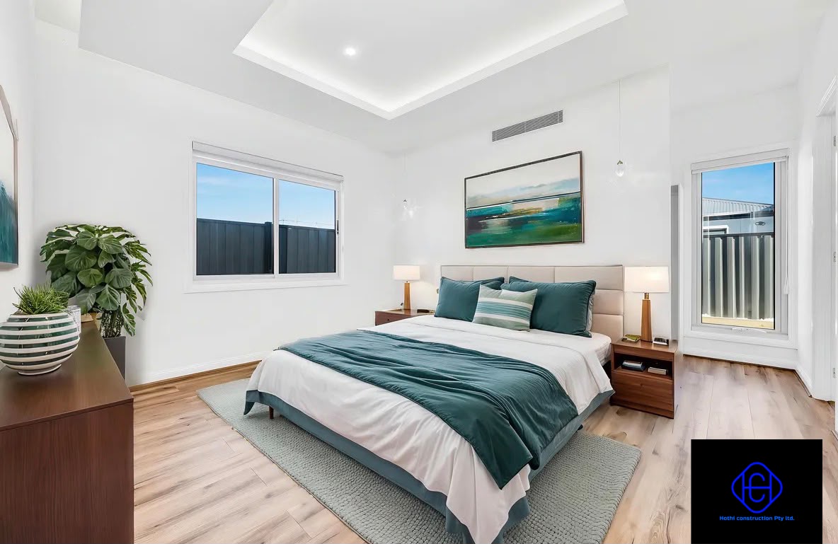 Master bedroom Beveridge renovation