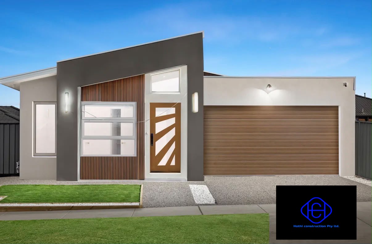Modern house facade — Hothi Construction Craigieburn
